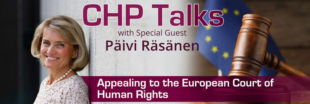 Watch CHP Talks with Special Guest, Päivi Räsänen